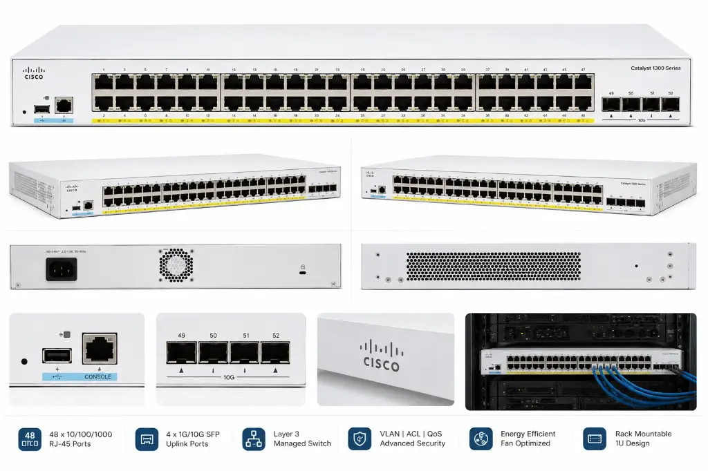 Cisco 48 port switch C1300-48t-4g