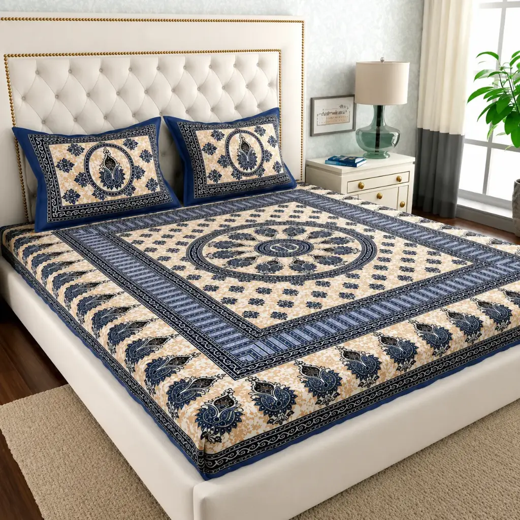 Single bedsheets 63x90 (1 bedsheets with 1 pillow cover )Double Bedsheet 100x90 (1 bedsheets 2 pillow cover)