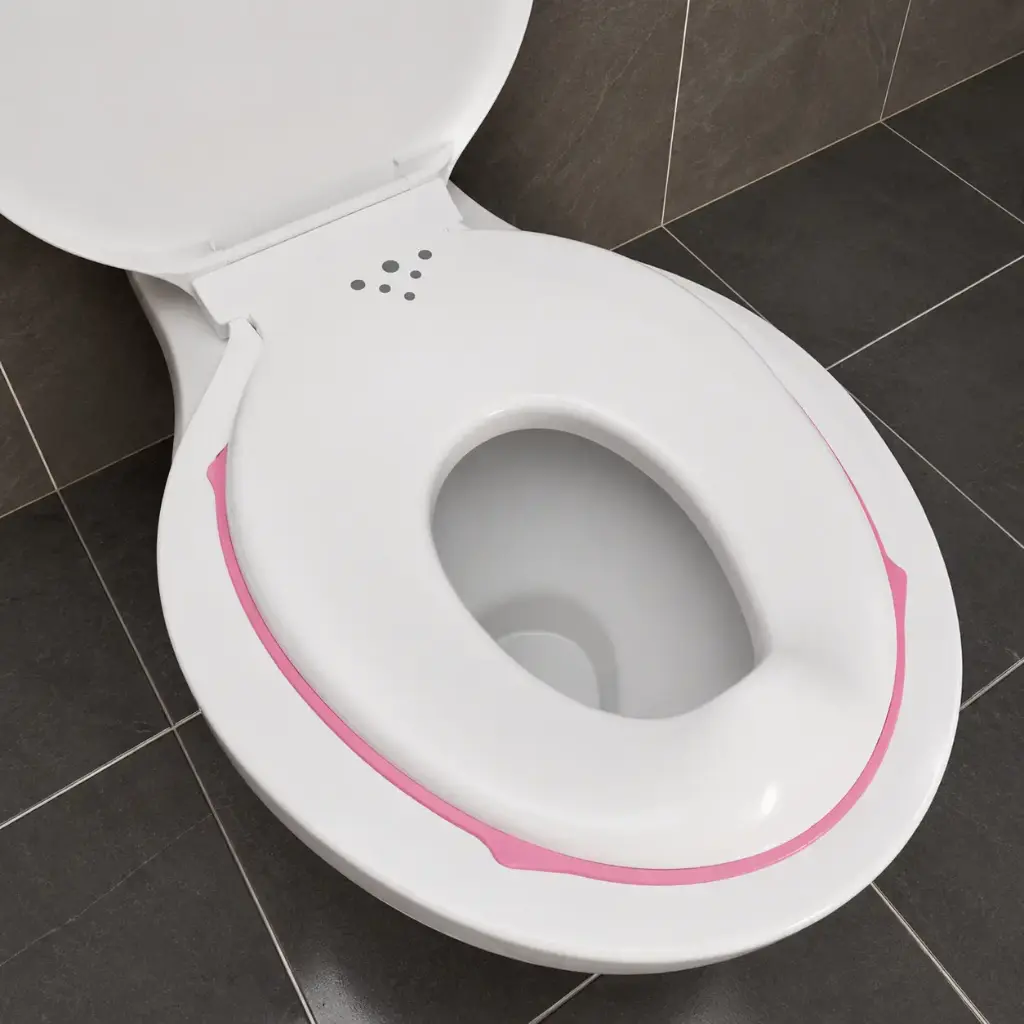 Portable Baby Potty Training Seat for Boys and Girls Potty seat Toilet Seat for Kids 0 to 5 years Child Toddler Non-Slip with Splash Guard Fits Round & Oval Western Toilets (PINK)
