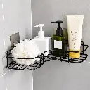 Bathroom Corner Self Adhesive Shelf/Rack/Storage Organizer - Bathroom Accessories (PACK OF 01)