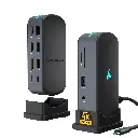 Type C 11 in 1 Wozoyo Docking Station, PD 100W, 2X4K@60Hz HDMI, 4K DisplayPort,2XUSB 5Gbps, 1 Gigabit Ethernet, SD/TF,AUX Port, Universally Compatible Thunderbolt 4, macOS, Windows, Android & iOS