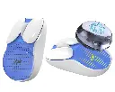 Acer ErgoSoft Wireless Mouse | 2.4GHz + Dual Bluetooth 5.0 | Detachable Silicone Palm Rest & Clear Cover | 3-Level 1600 DPI | 7-Color Breathing Light | Rechargeable 400mAh Battery
