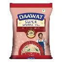 Daawat Super Pure Basmati Rice | Extra Long Grains| Cooked upto 20mm*