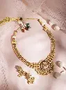Rubans Necklace Set Gold Plated Traditional Stylish Jewellery Gift for Women & Girls